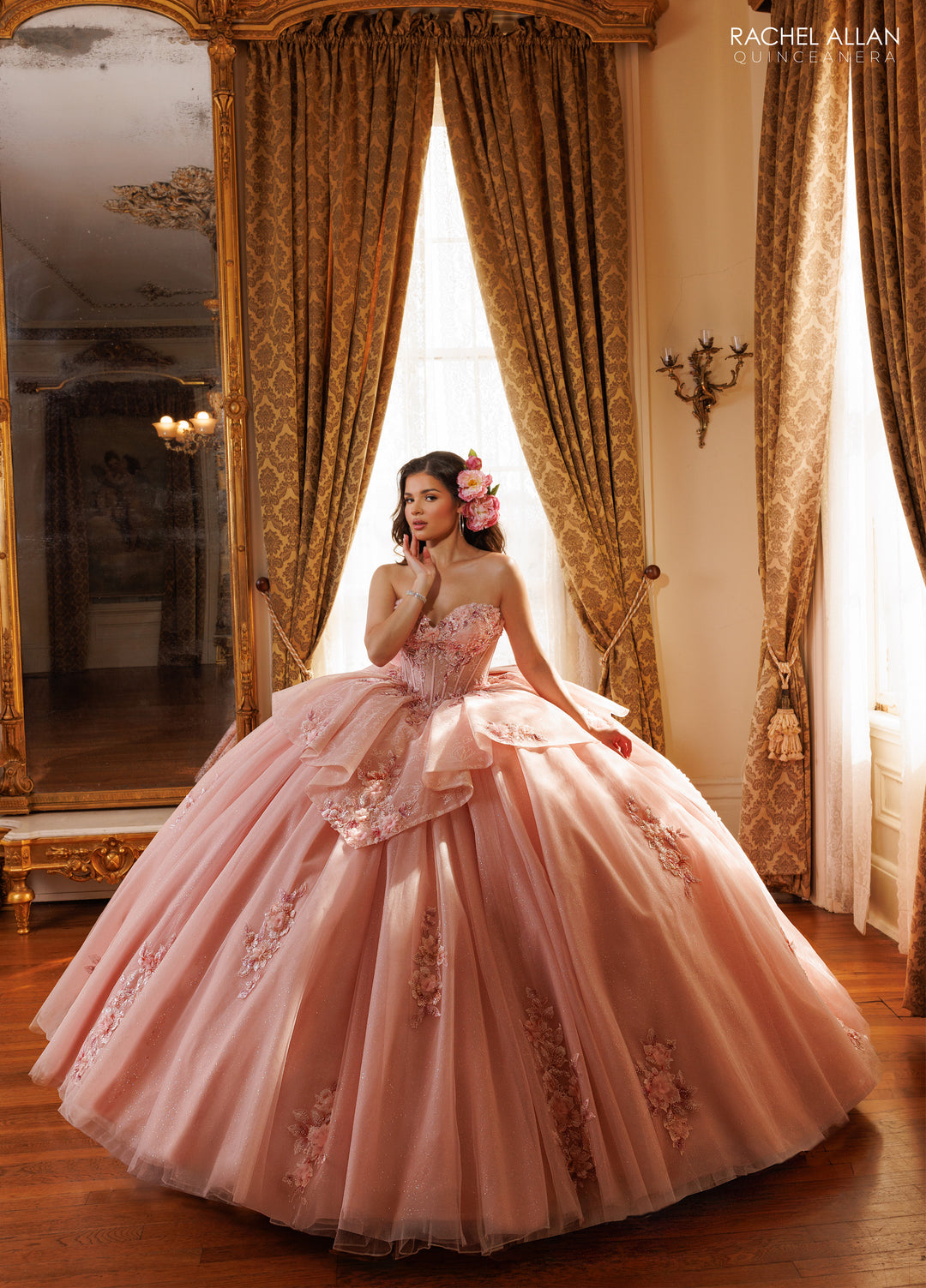 Strapless Quinceanera Dress by Rachel Allan RQ1190