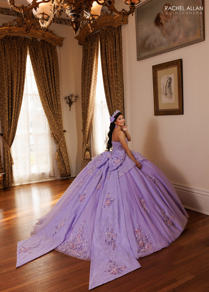 Strapless Quinceanera Dress by Rachel Allan RQ1190
