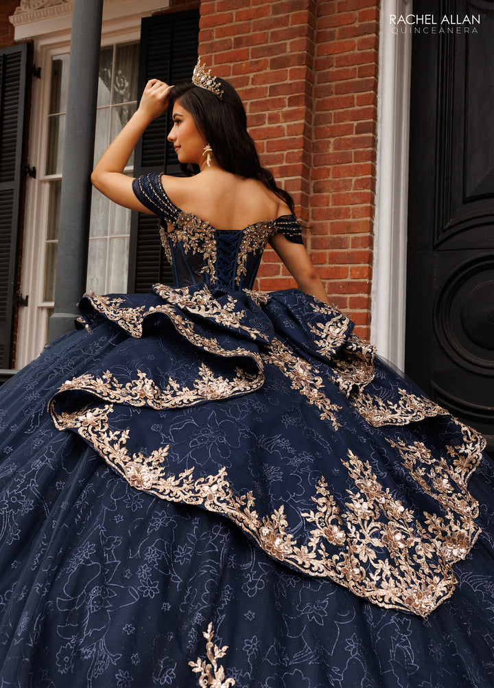 Off Shoulder Quinceanera Dress by Rachel Allan RQ1191