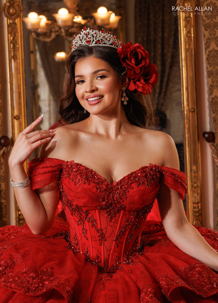 Off Shoulder Quinceanera Dress by Rachel Allan RQ1191