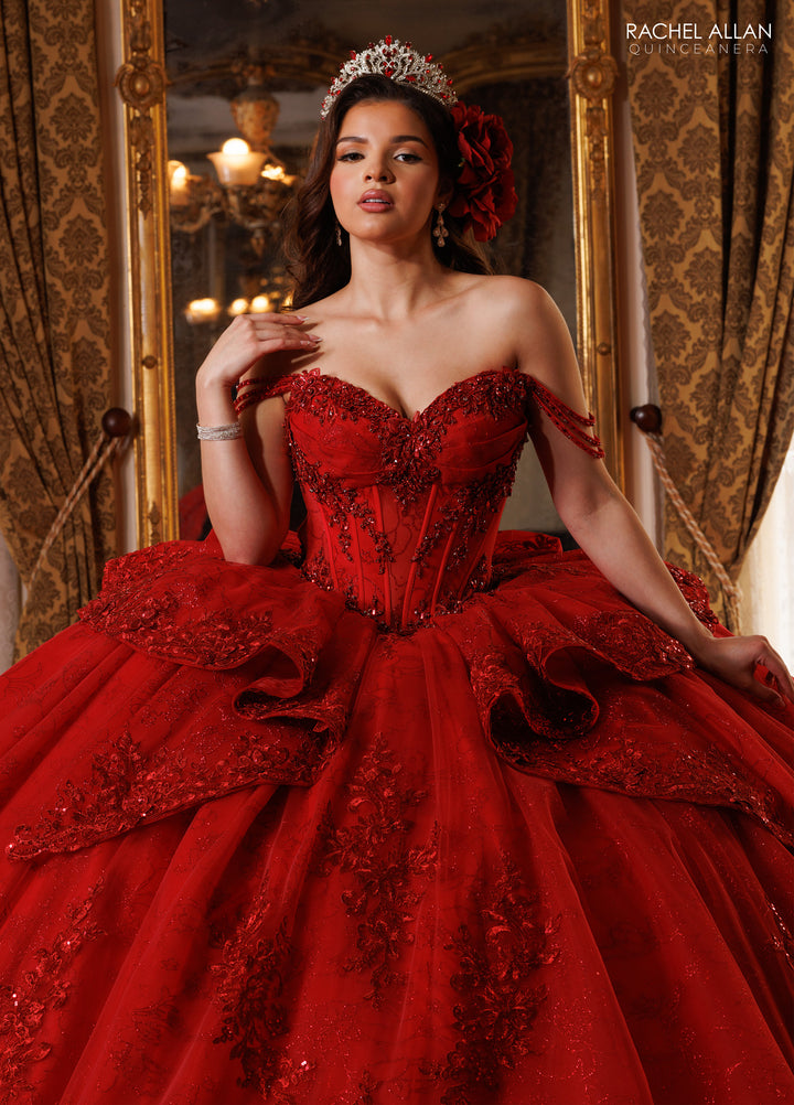 Off Shoulder Quinceanera Dress by Rachel Allan RQ1191