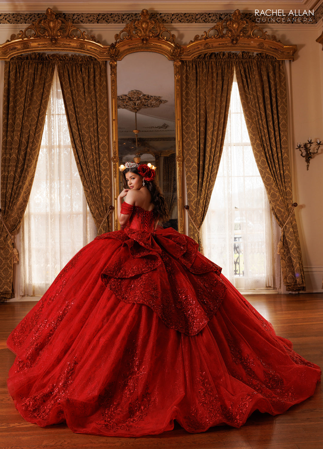 Off Shoulder Quinceanera Dress by Rachel Allan RQ1191