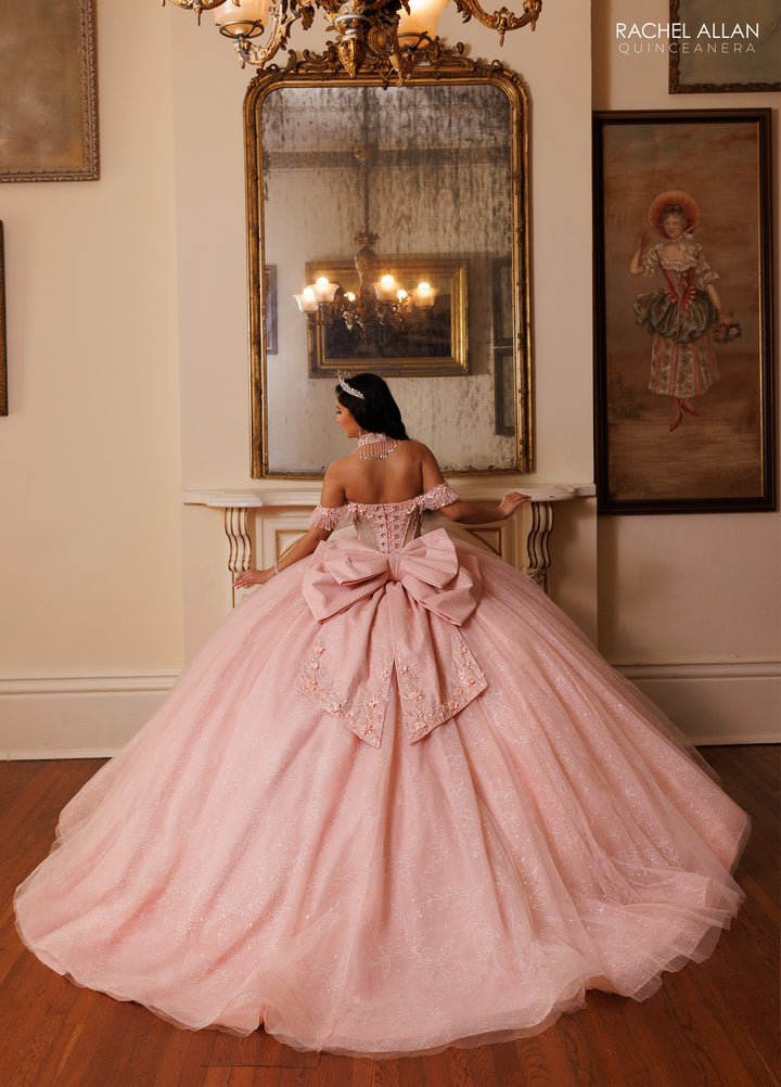 3D Floral Quinceanera Dress by Rachel Allan RQ1192