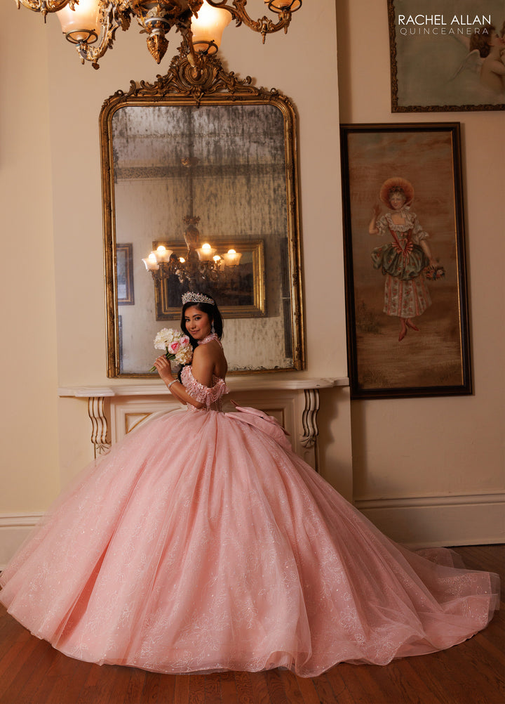 3D Floral Quinceanera Dress by Rachel Allan RQ1192