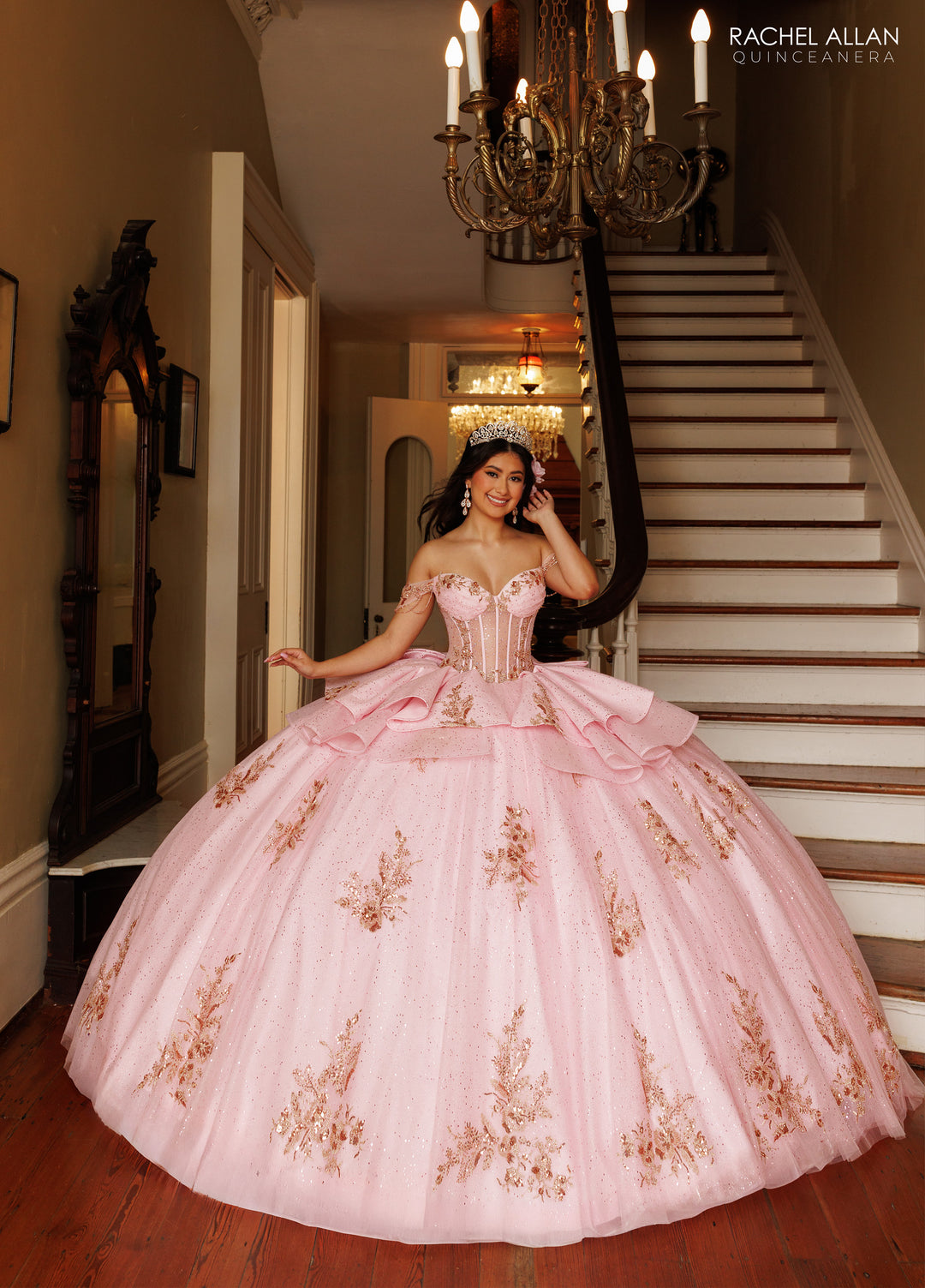 Off Shoulder Quinceanera Dress by Rachel Allan RQ1194