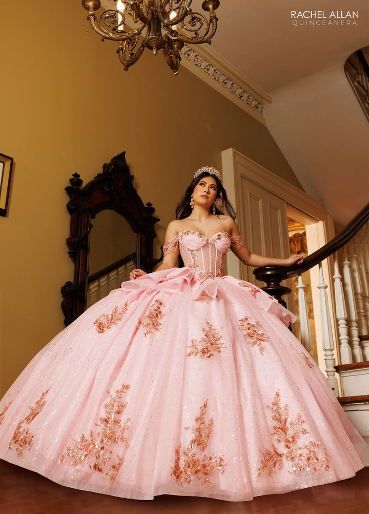 Off Shoulder Quinceanera Dress by Rachel Allan RQ1194