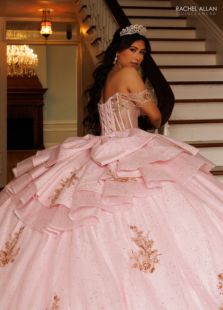 Off Shoulder Quinceanera Dress by Rachel Allan RQ1194