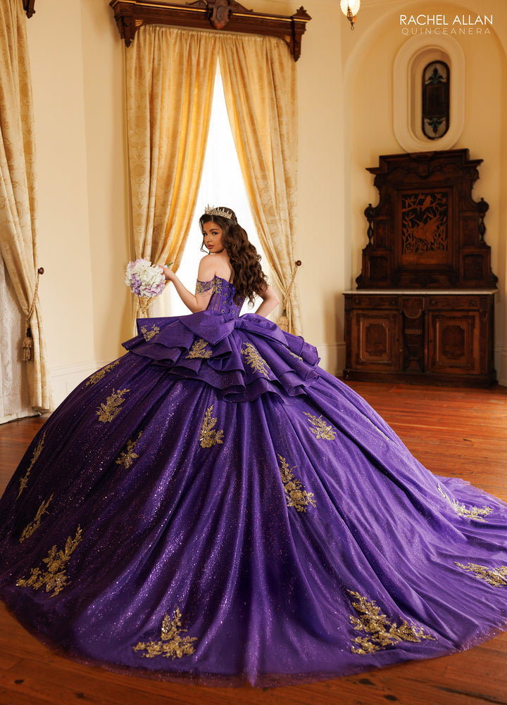 Off Shoulder Quinceanera Dress by Rachel Allan RQ1194