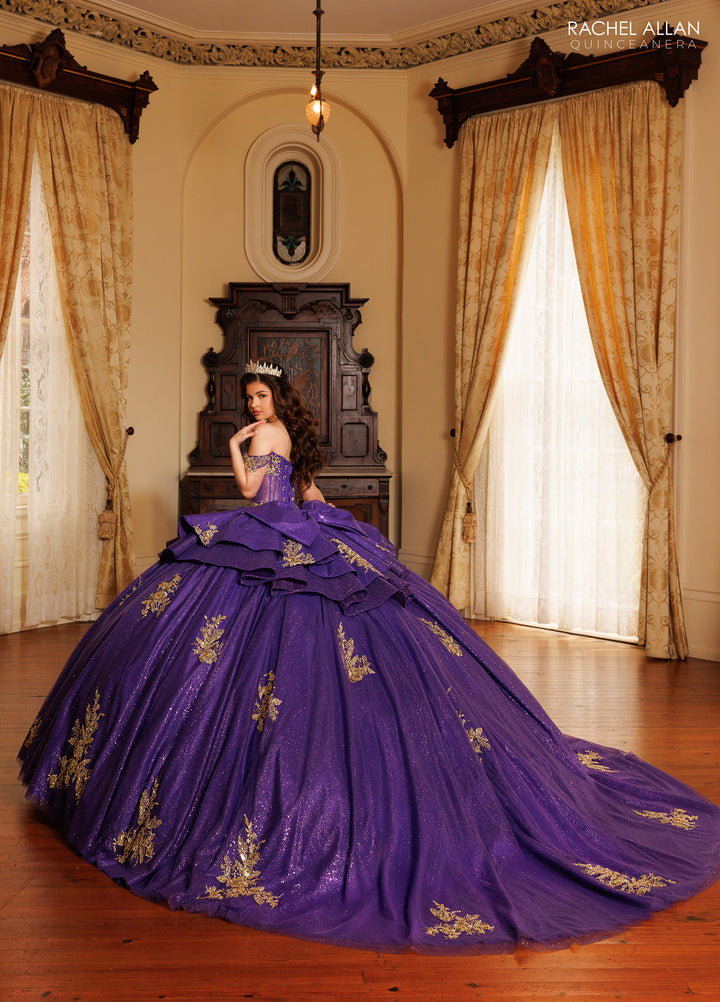 Off Shoulder Quinceanera Dress by Rachel Allan RQ1194