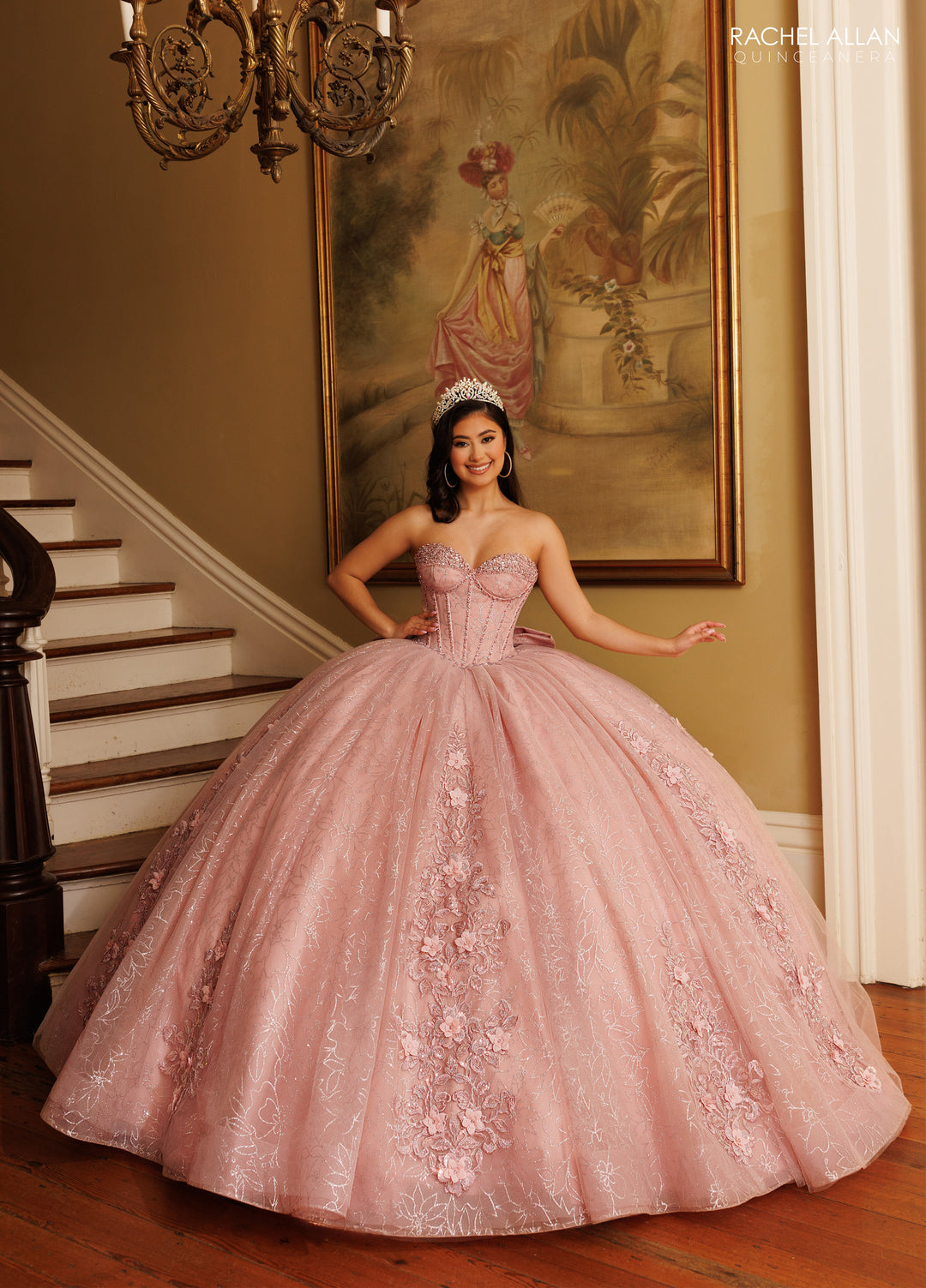 Strapless Quinceanera Dress by Rachel Allan RQ1195