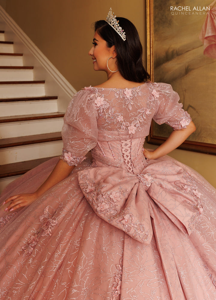 Strapless Quinceanera Dress by Rachel Allan RQ1195
