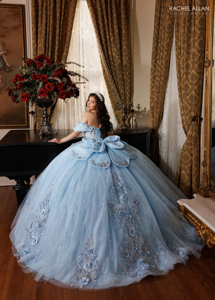 Cape Quinceanera Dress by Rachel Allan RQ1196