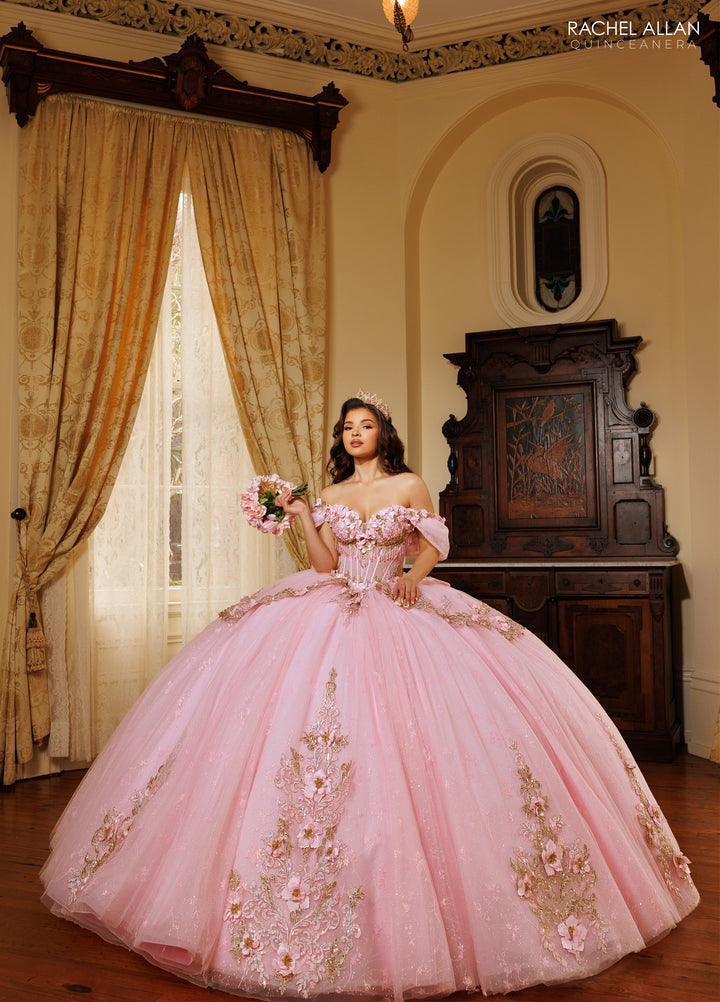 Cape Quinceanera Dress by Rachel Allan RQ1196