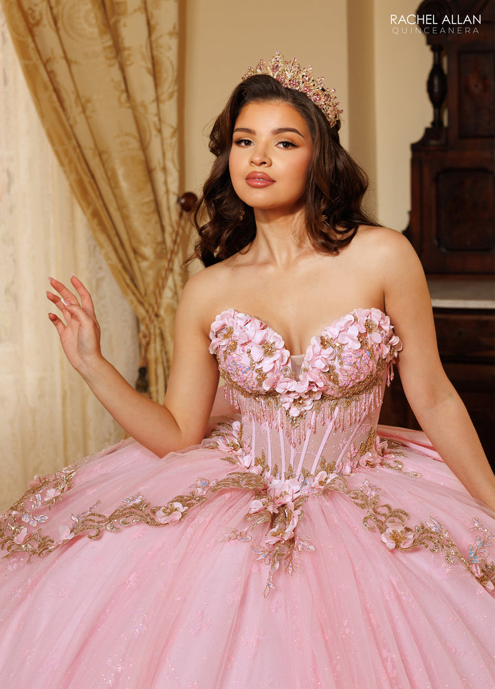 Cape Quinceanera Dress by Rachel Allan RQ1196