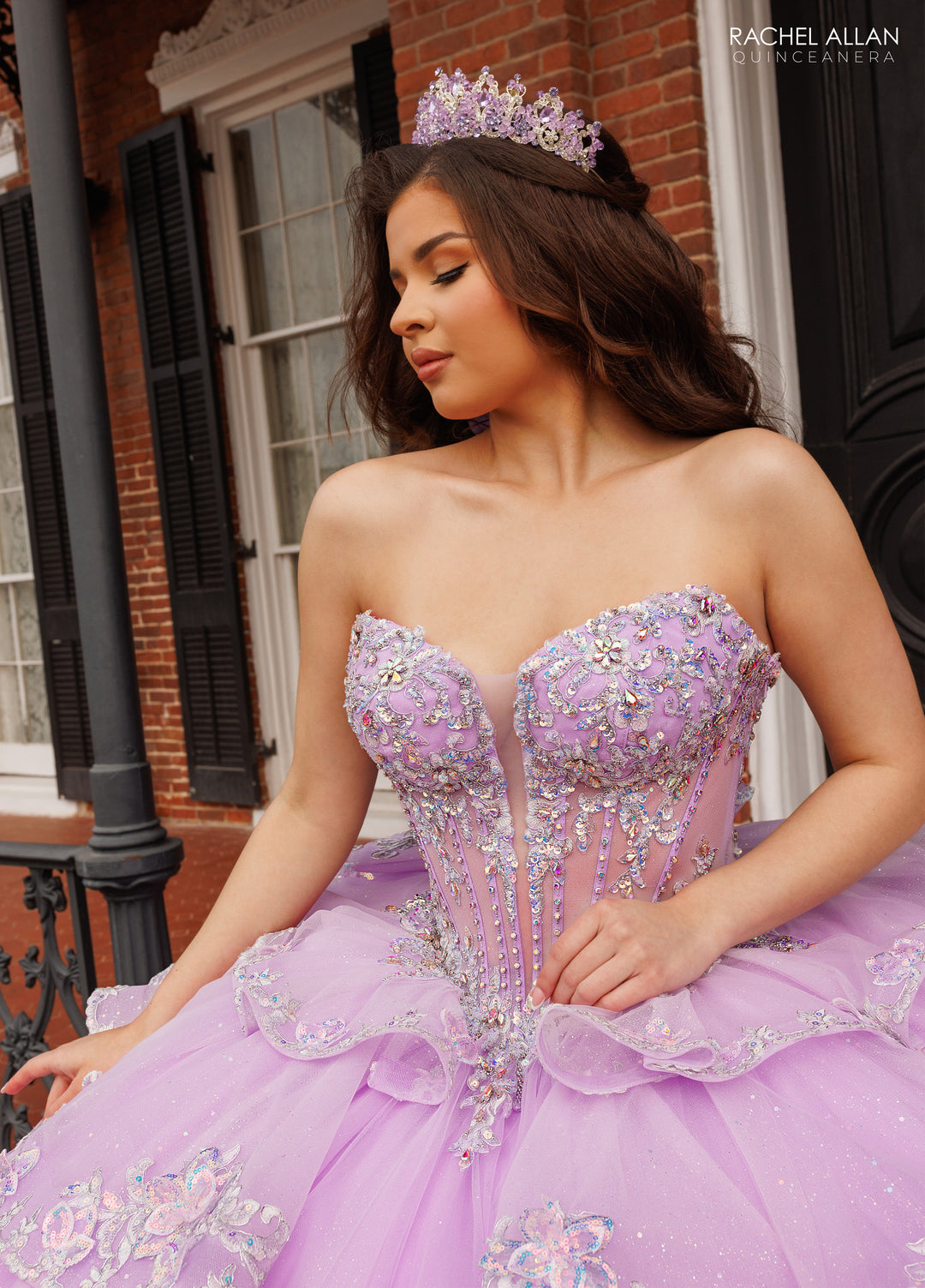 Off Shoulder Quinceanera Dress by Rachel Allan RQ1198