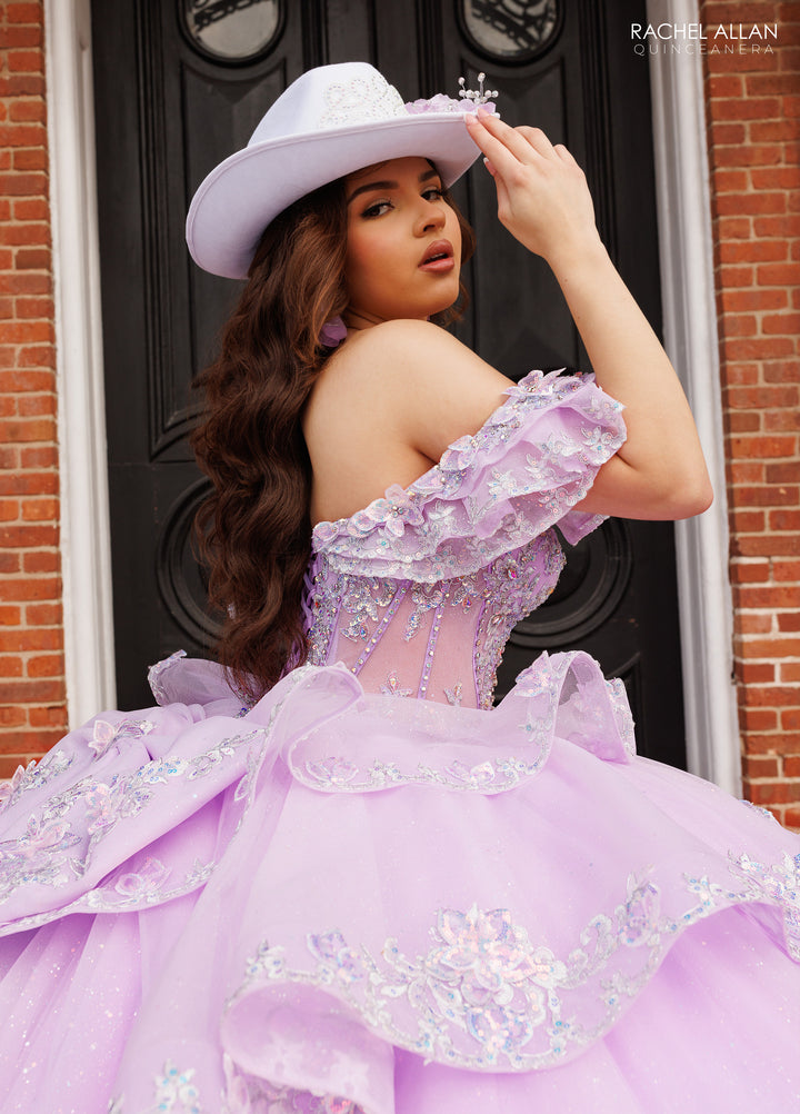 Off Shoulder Quinceanera Dress by Rachel Allan RQ1198