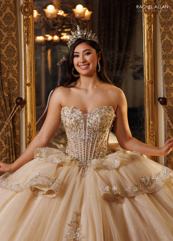 Off Shoulder Quinceanera Dress by Rachel Allan RQ1198