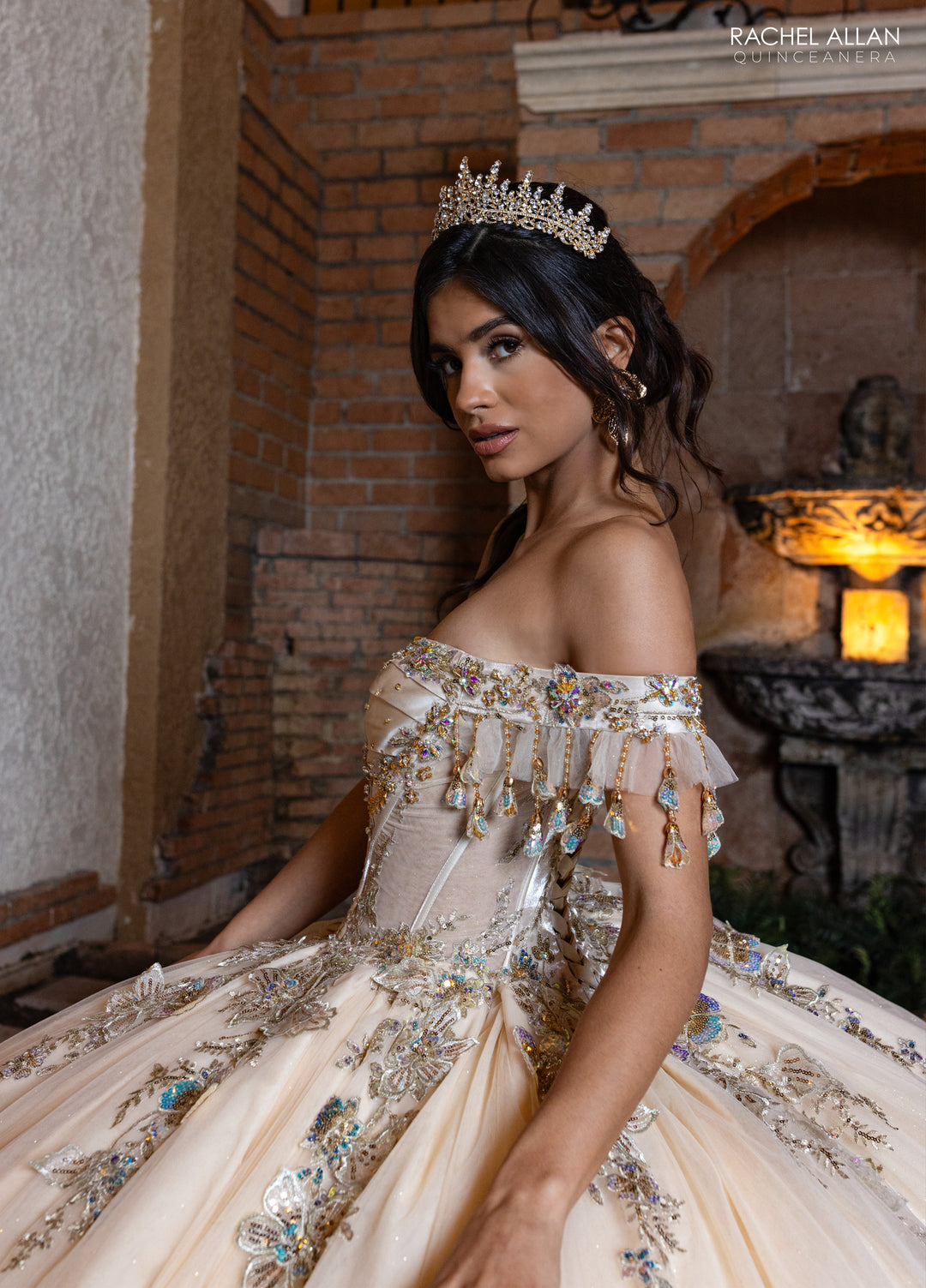 Off Shoulder Quinceanera Dress by Rachel Allan RQ2228