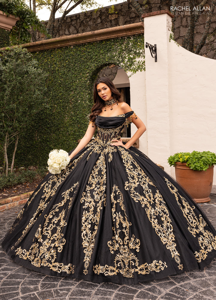 Off Shoulder Quinceanera Dress by Rachel Allan RQ2230