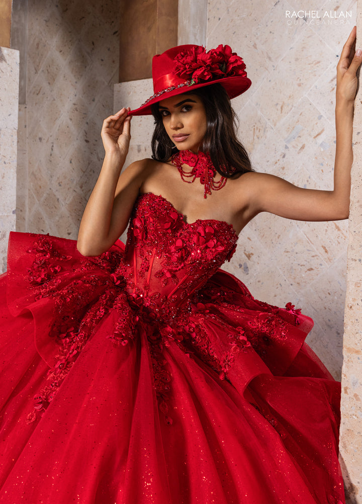 Strapless Quinceanera Dress by Rachel Allan RQ2241