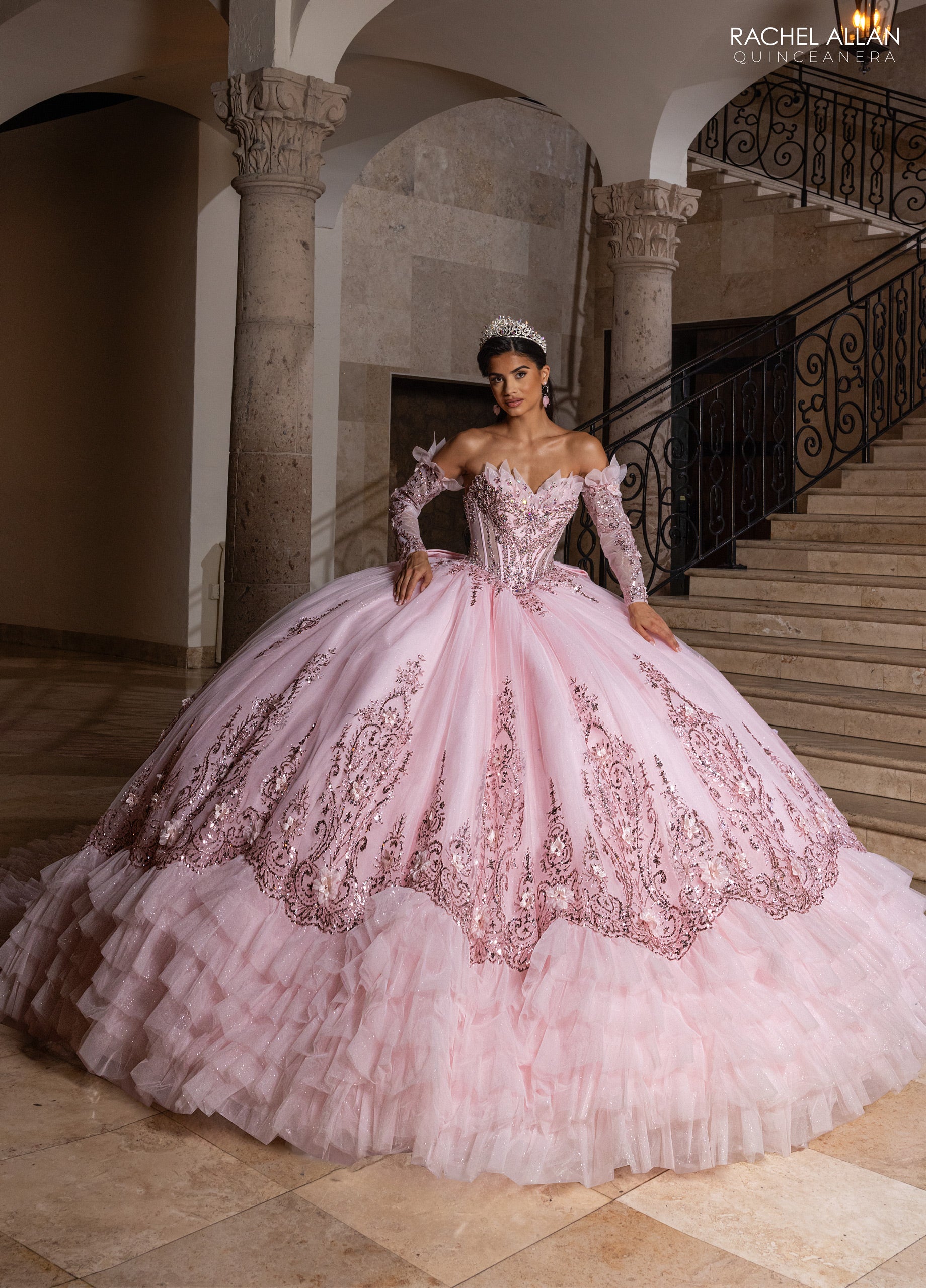 Ruffled Quinceanera Dress by Rachel Allan RQ2243 – ABC Fashion