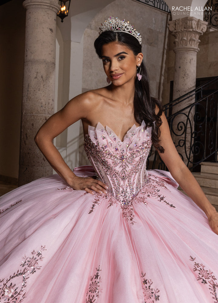 Ruffled Quinceanera Dress by Rachel Allan RQ2243