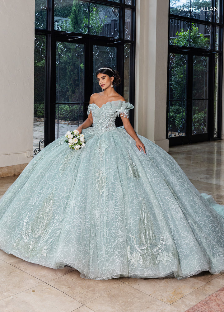 Off Shoulder Quinceanera Dress by Rachel Allan RQ2246