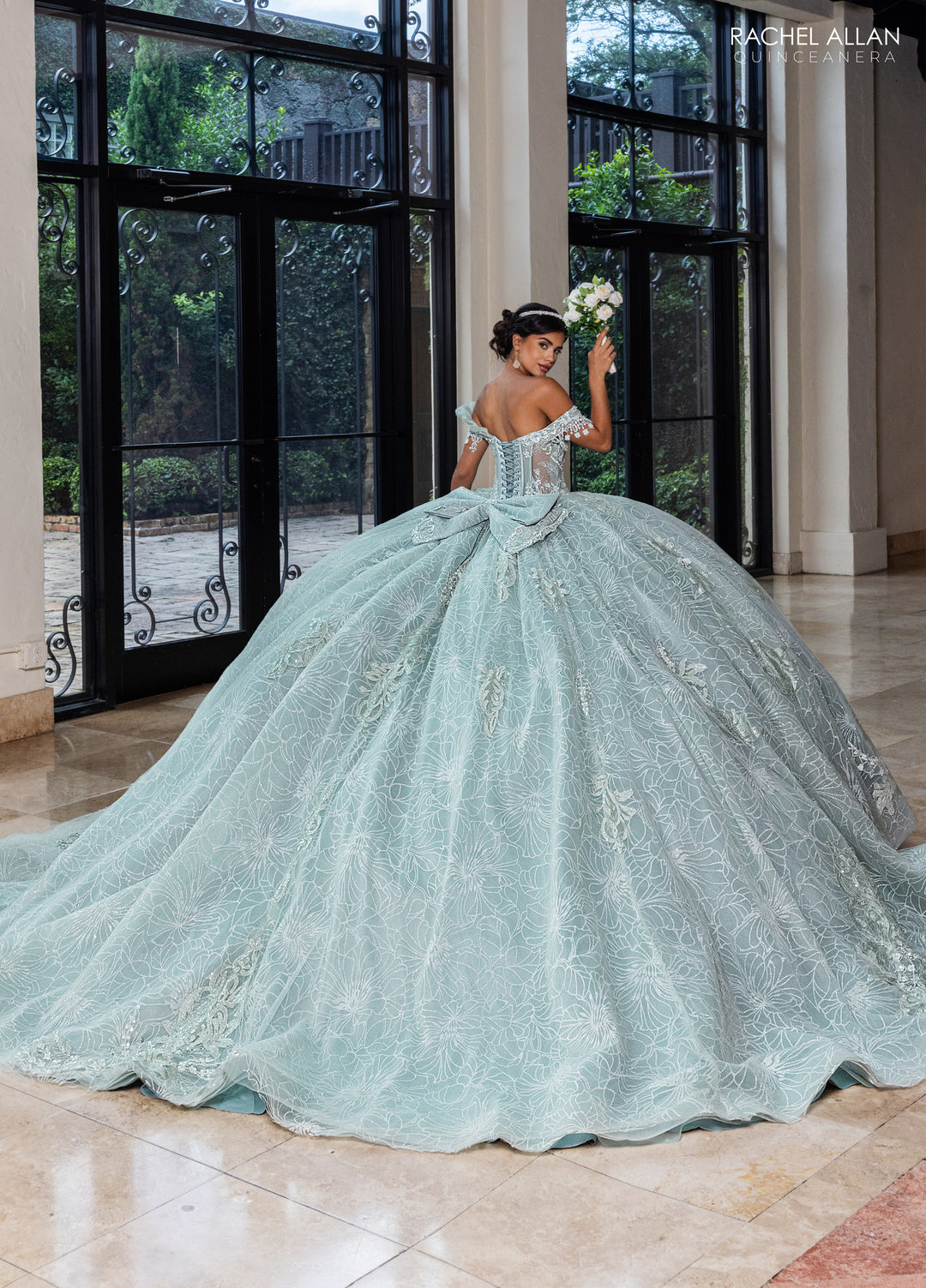 Off Shoulder Quinceanera Dress by Rachel Allan RQ2246
