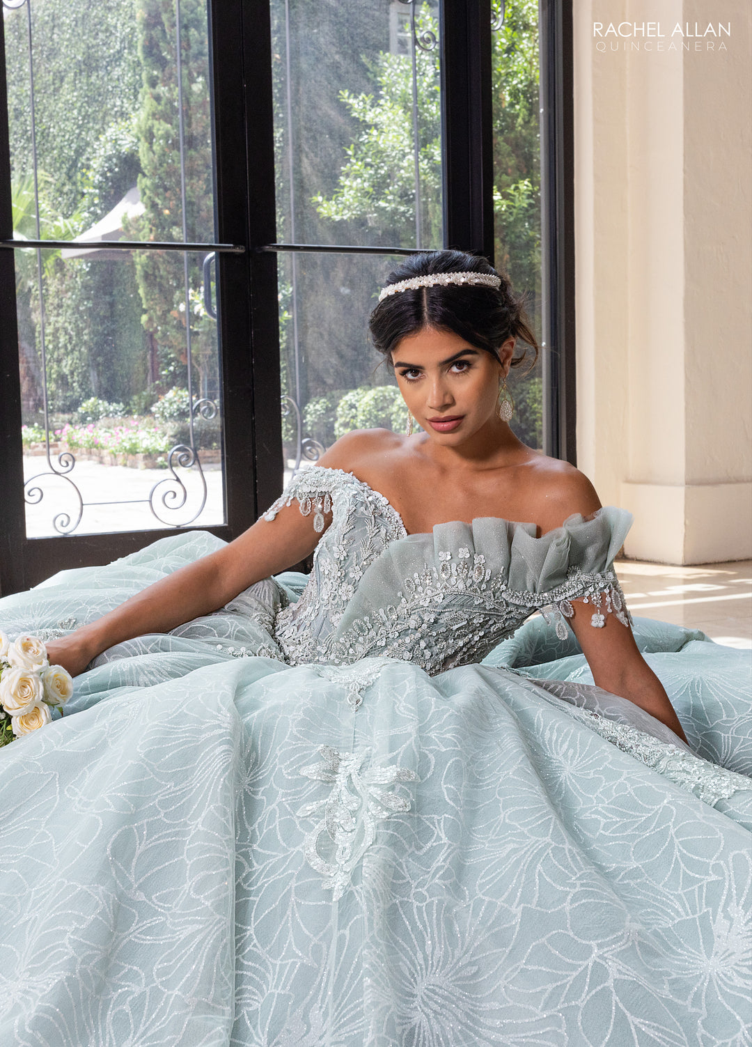 Off Shoulder Quinceanera Dress by Rachel Allan RQ2246