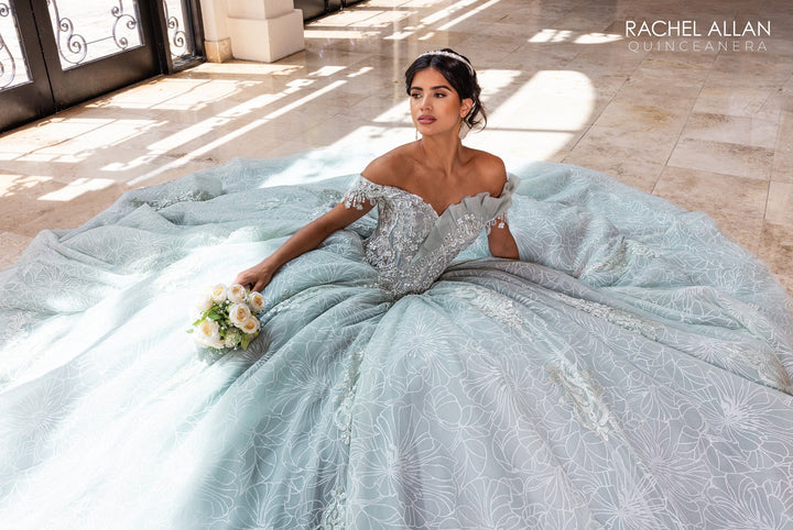 Off Shoulder Quinceanera Dress by Rachel Allan RQ2246