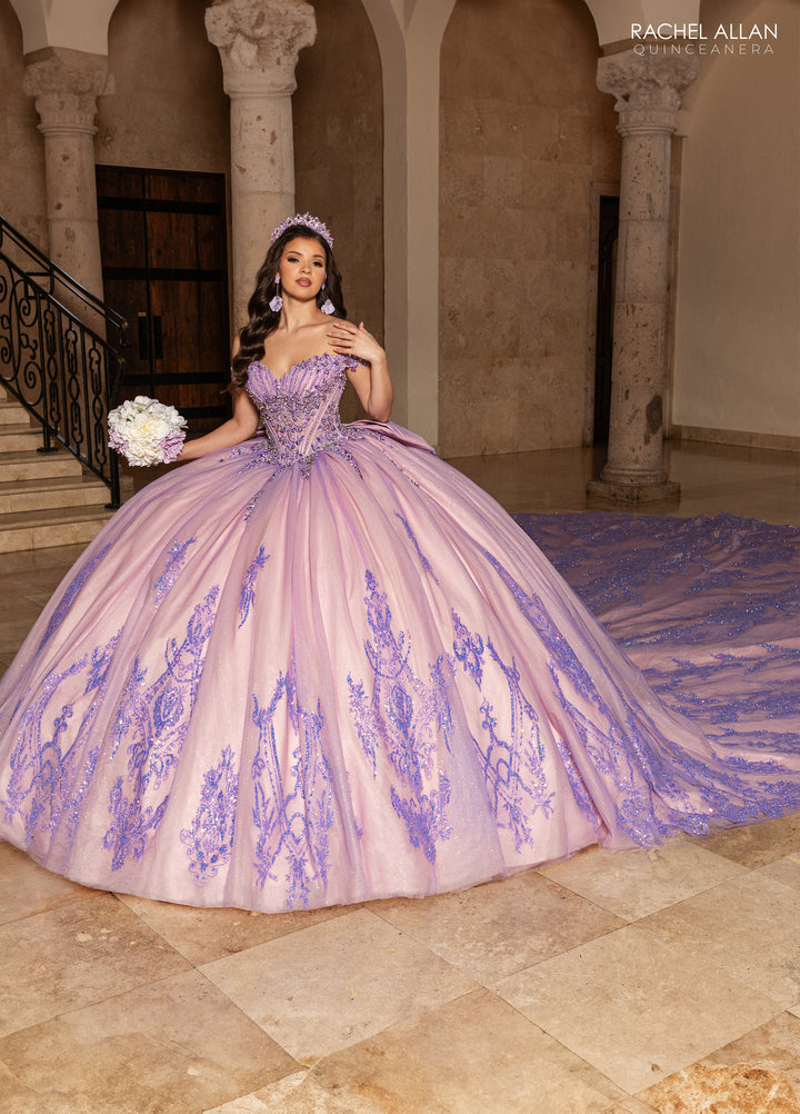 Off Shoulder Quinceanera Dress by Rachel Allan RQ2247