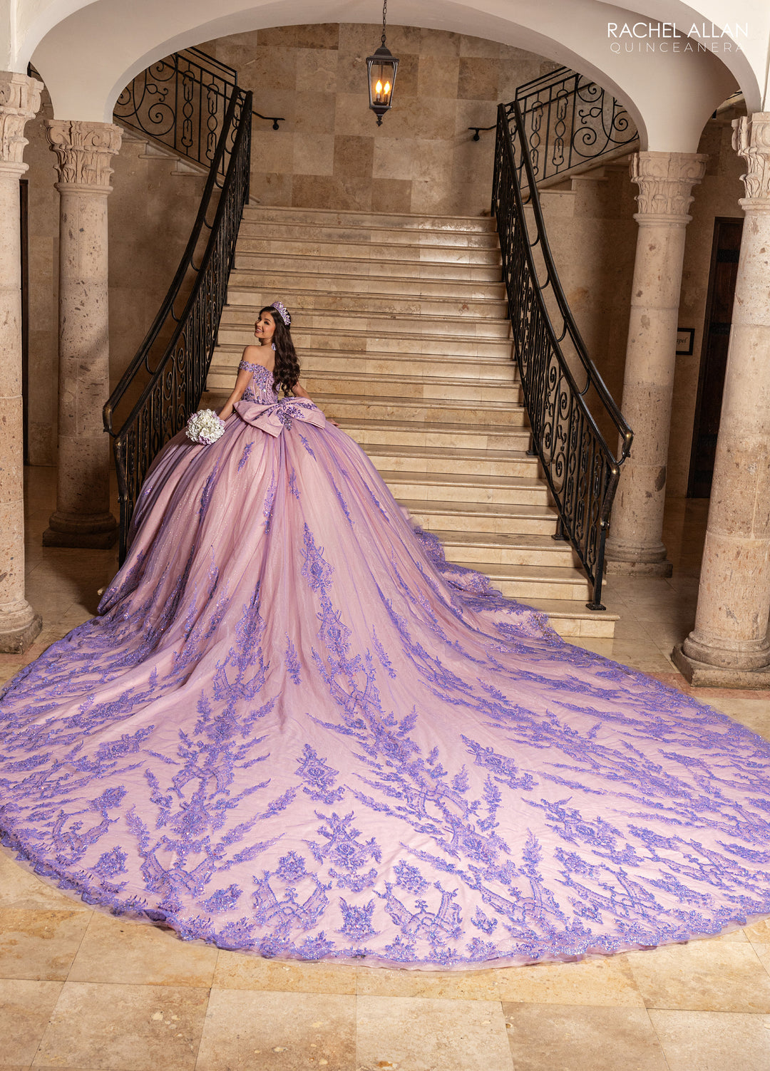 Off Shoulder Quinceanera Dress by Rachel Allan RQ2247