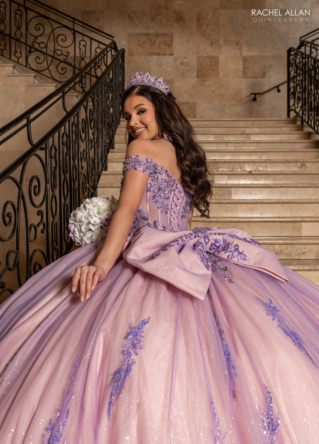 Off Shoulder Quinceanera Dress by Rachel Allan RQ2247