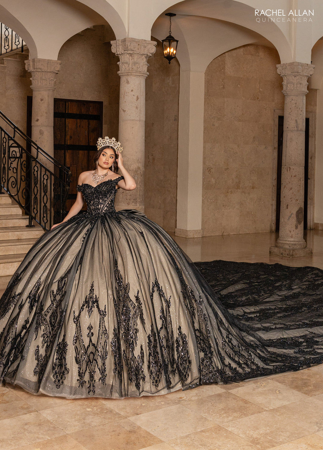 Off Shoulder Quinceanera Dress by Rachel Allan RQ2247