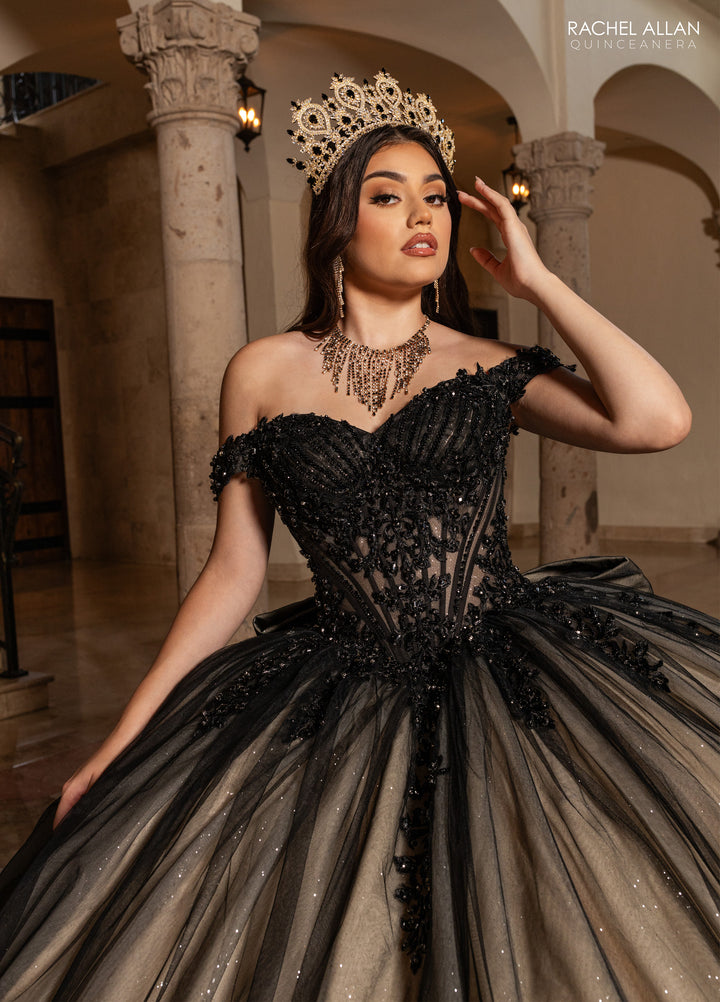 Off Shoulder Quinceanera Dress by Rachel Allan RQ2247