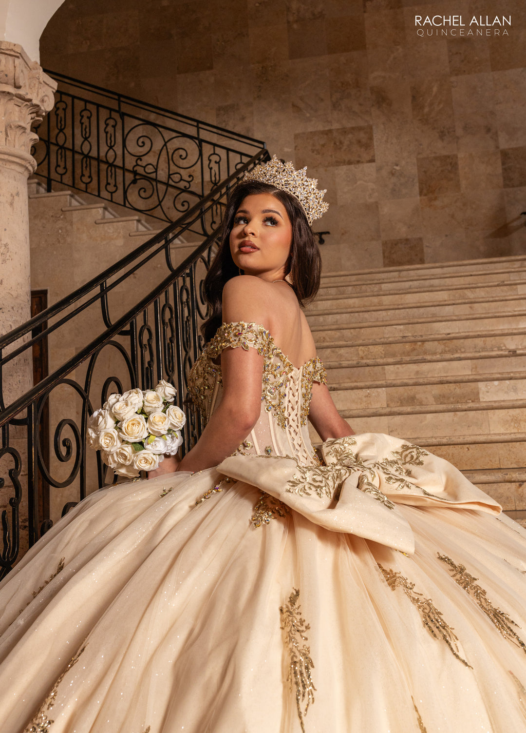 Off Shoulder Quinceanera Dress by Rachel Allan RQ2247