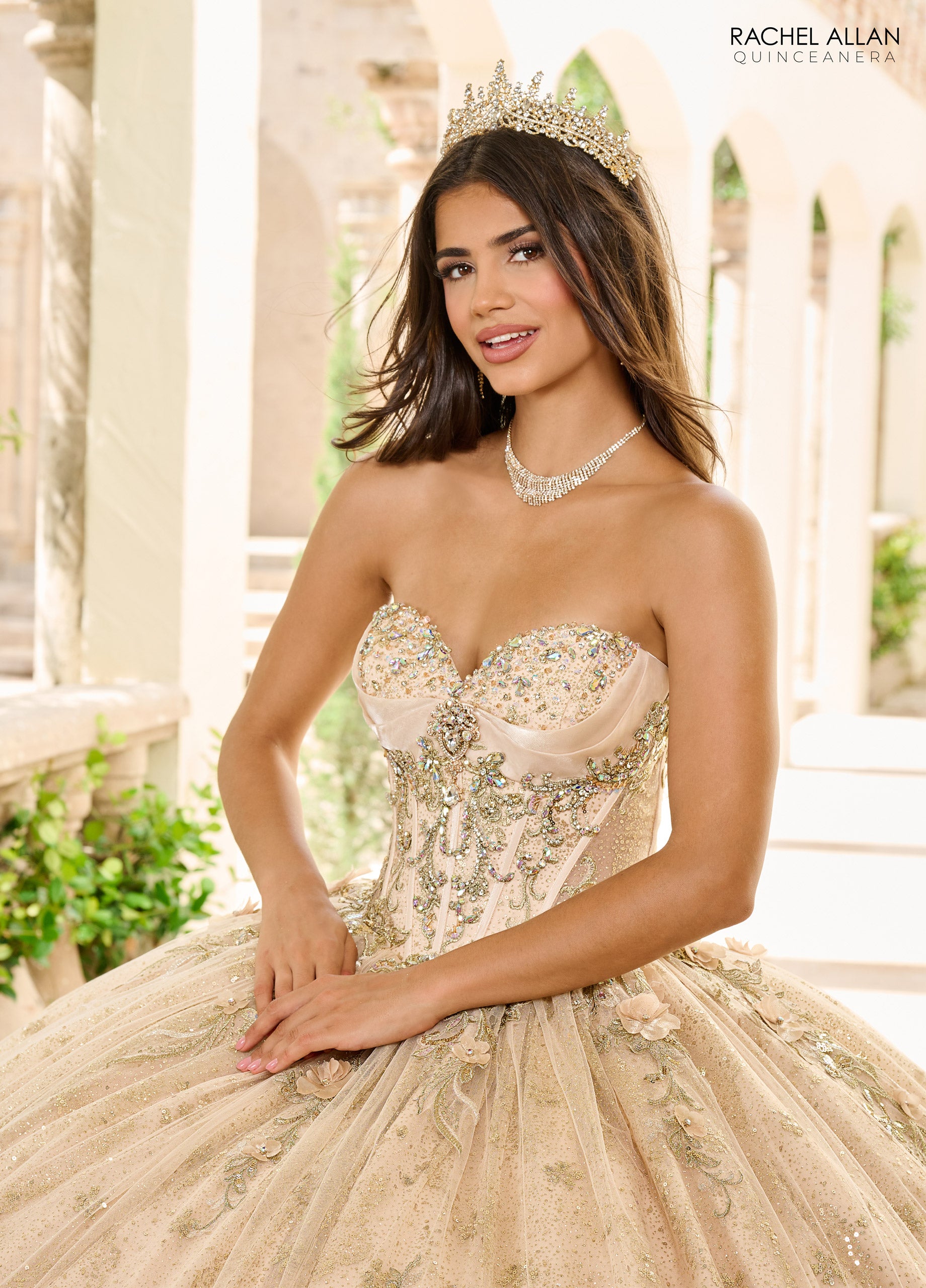 Cape Sleeve Quinceanera Dress by Rachel Allan RQ3146 – ABC