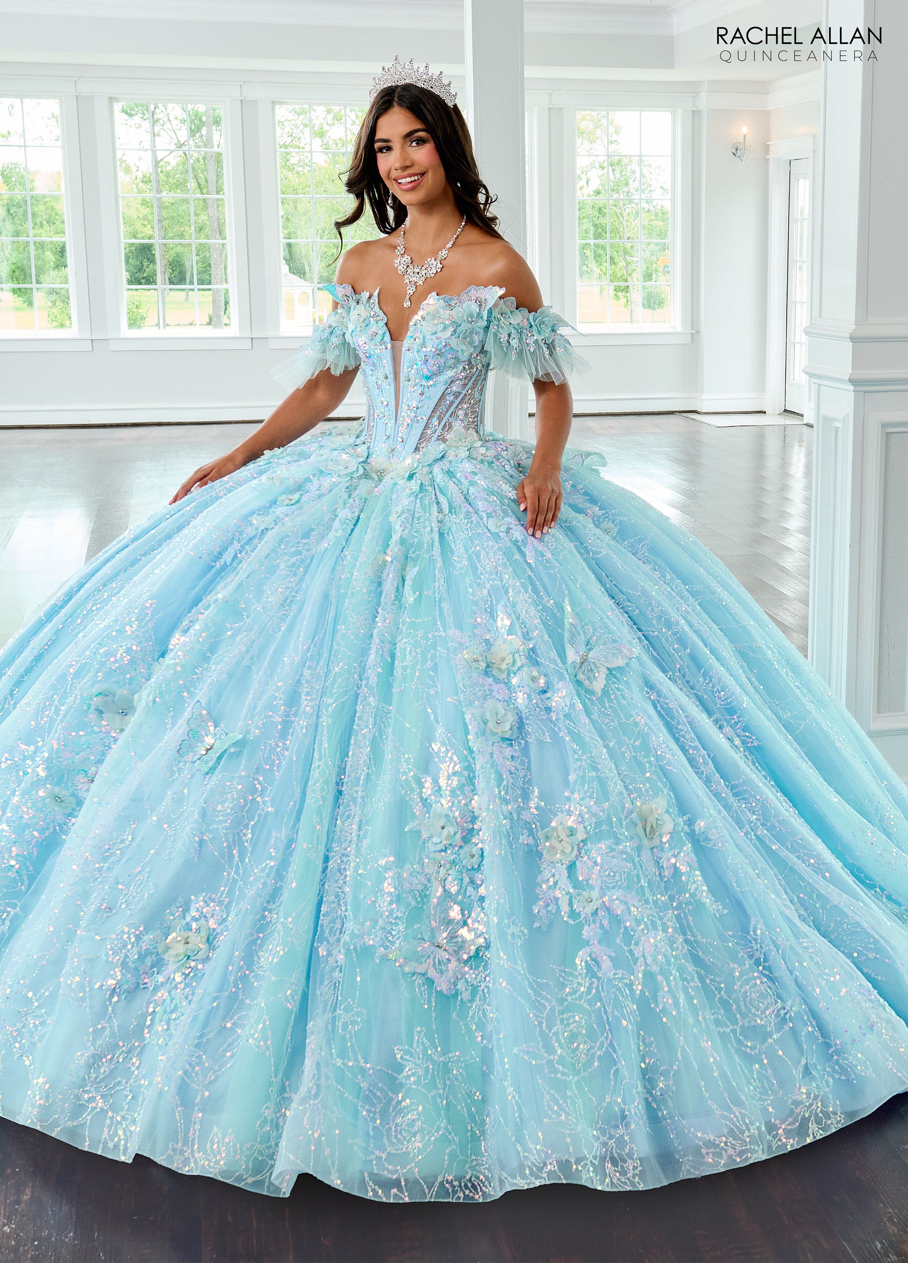 3D Butterflies Quinceanera Dress by Rachel Allan RQ3149 – ABC Fashion