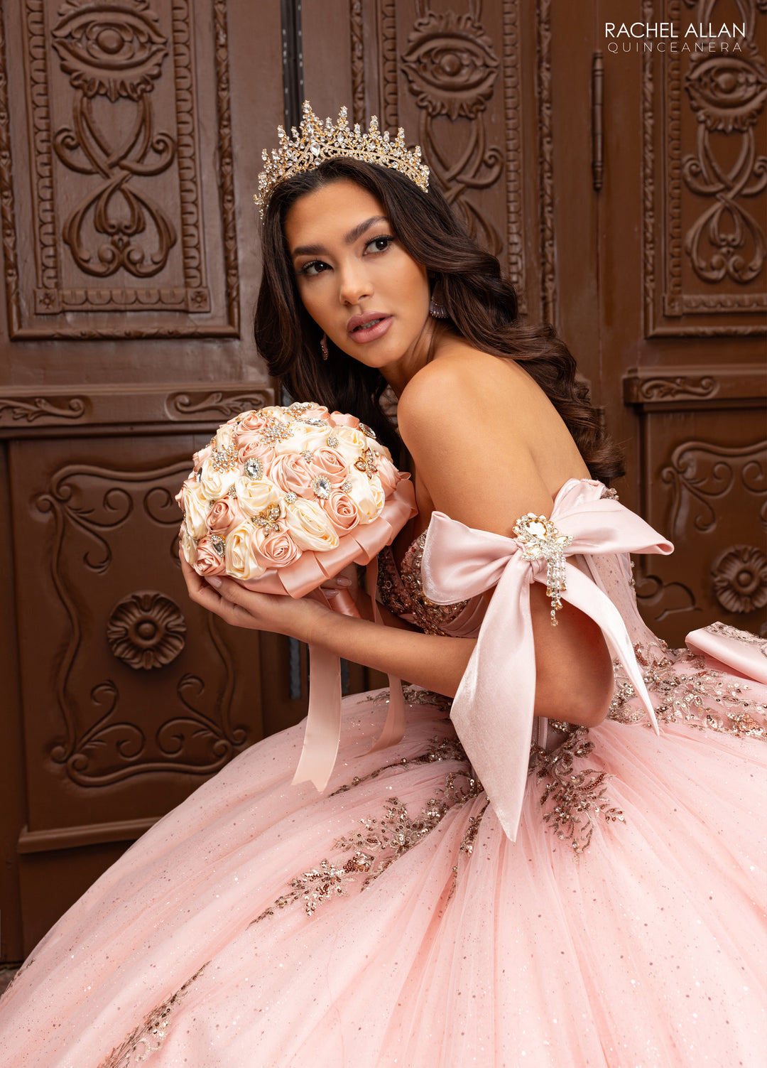 Off Shoulder Quinceanera Dress by Rachel Allan RQ3155