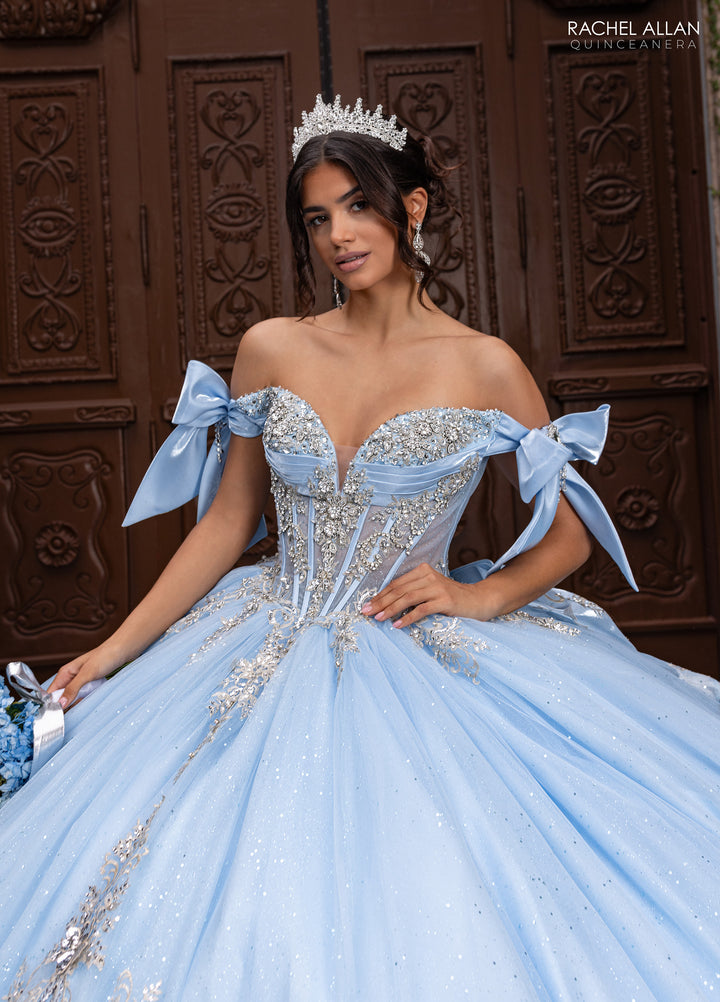 Off Shoulder Quinceanera Dress by Rachel Allan RQ3155