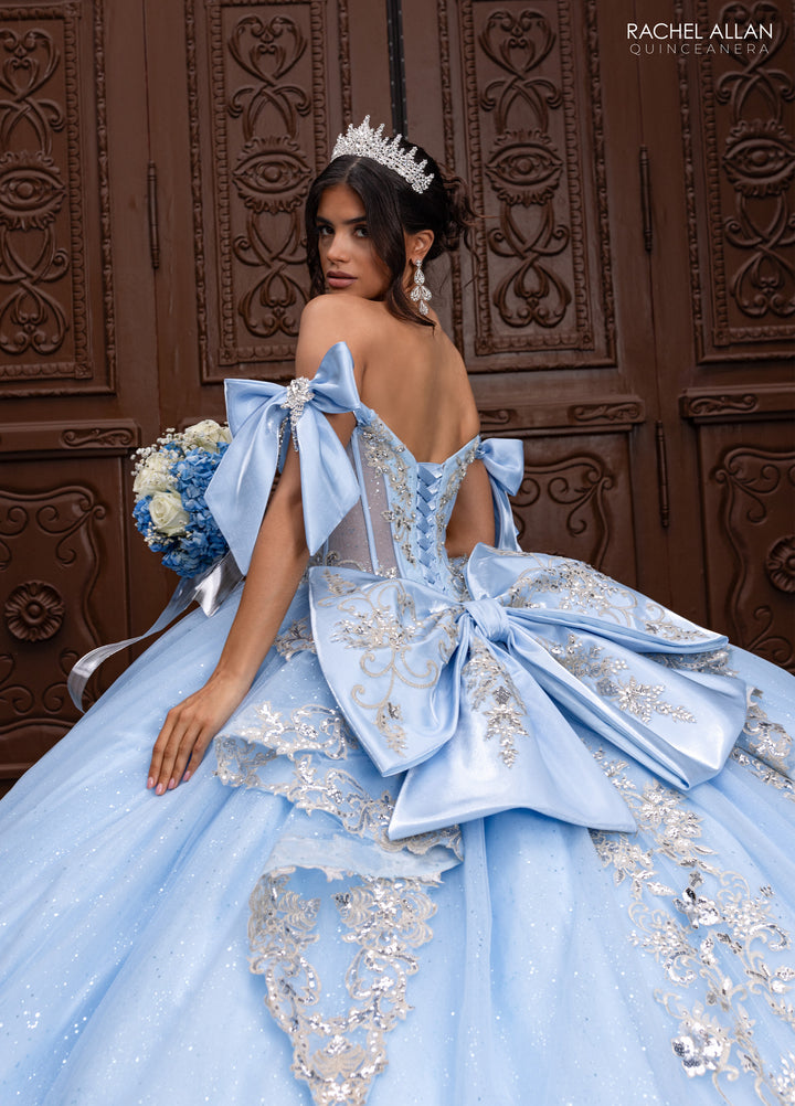 Off Shoulder Quinceanera Dress by Rachel Allan RQ3155