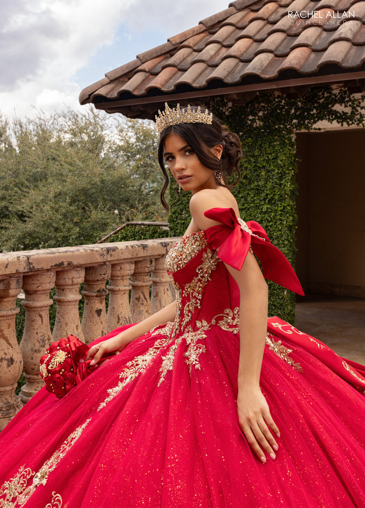 Off Shoulder Quinceanera Dress by Rachel Allan RQ3155