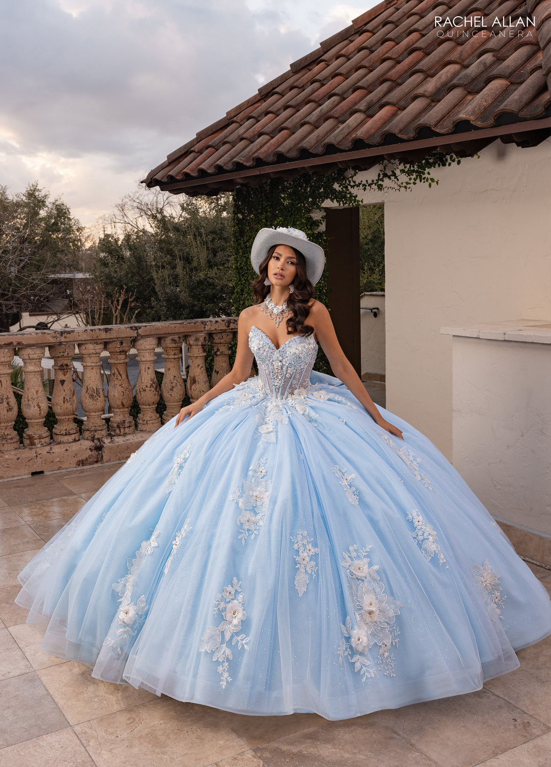 Strapless Quinceanera Dress by Rachel Allan RQ3156