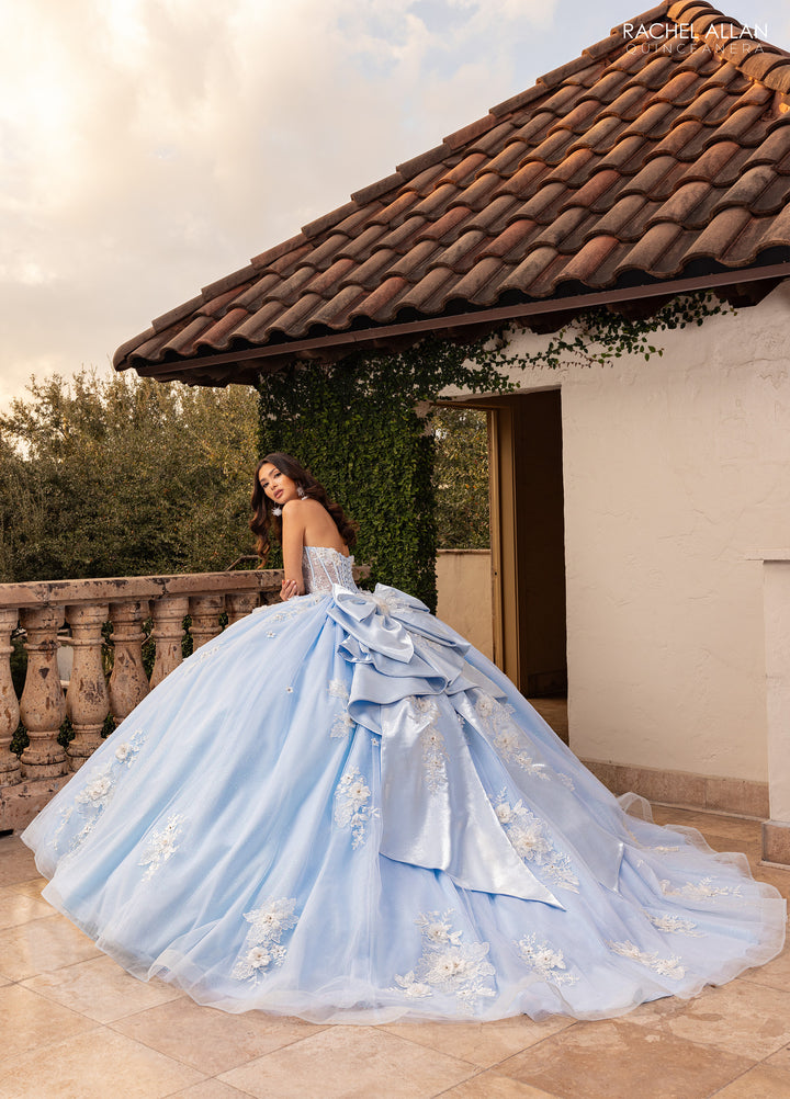 Strapless Quinceanera Dress by Rachel Allan RQ3156