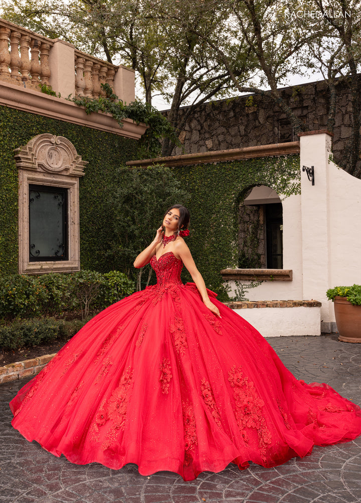 Strapless Quinceanera Dress by Rachel Allan RQ3156