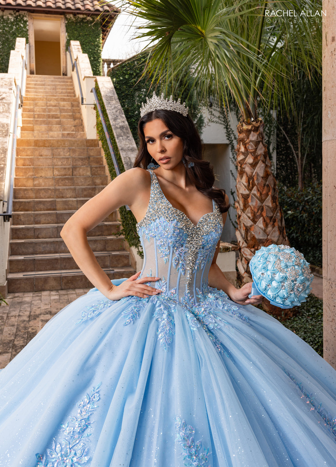 Sleeveless Quinceanera Dress by Rachel Allan RQ3158