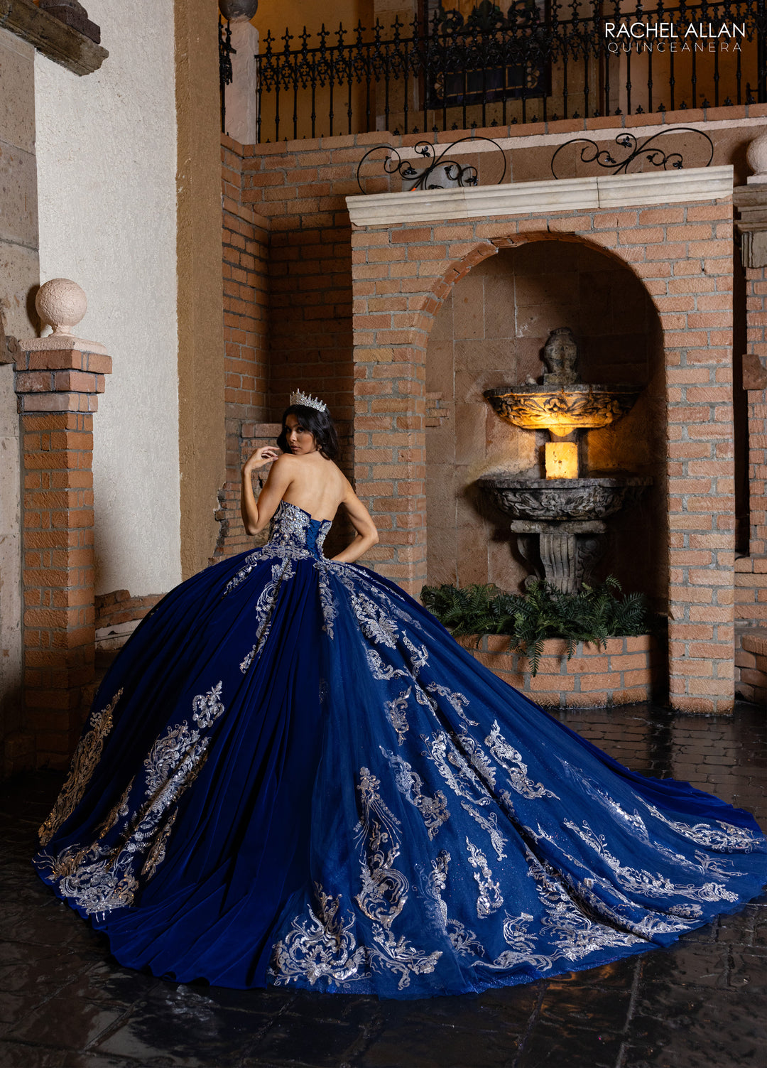 Velvet Quinceanera Dress by Rachel Allan RQ3160