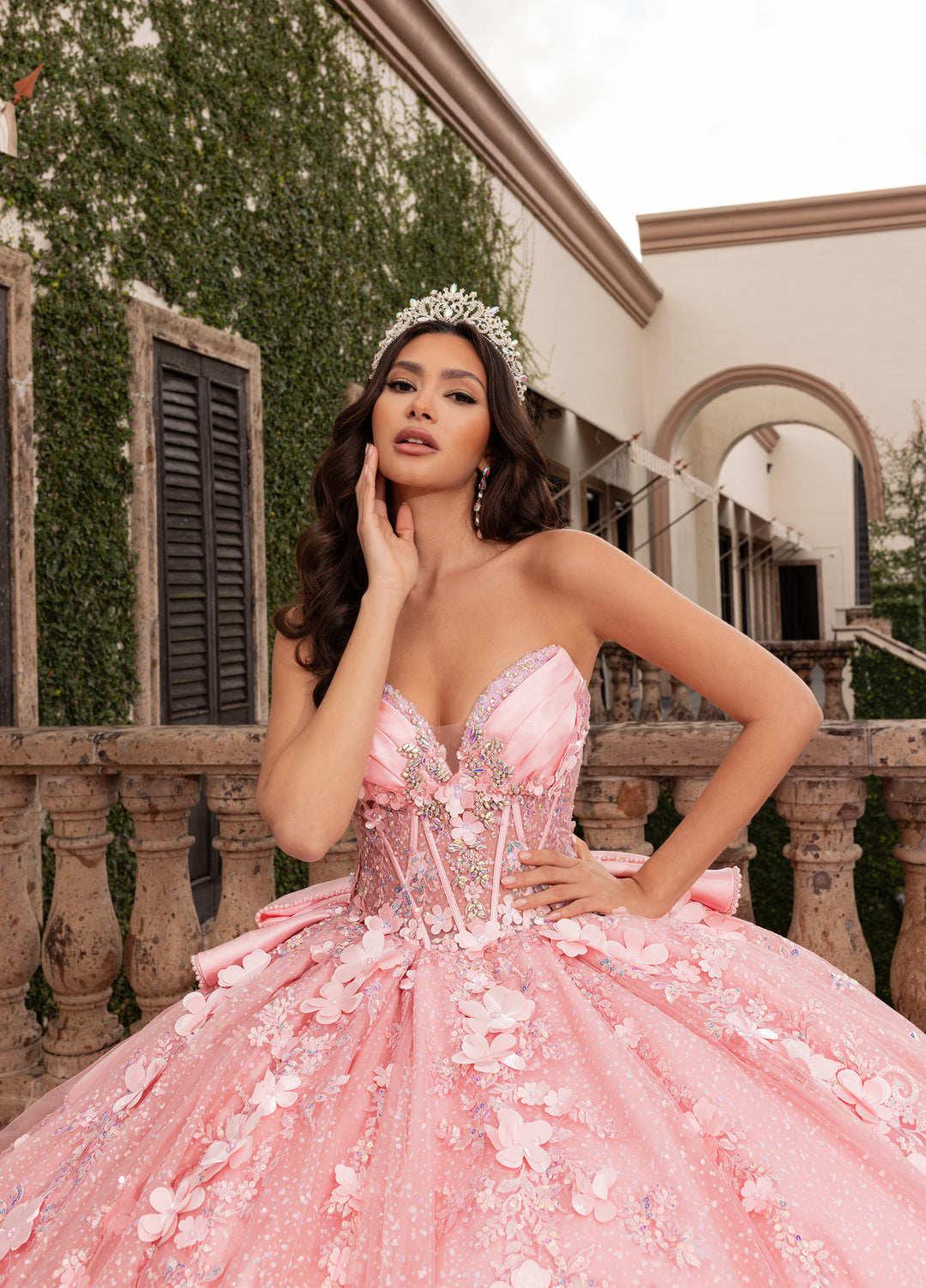 Strapless Quinceanera Dress by Rachel Allan RQ3162