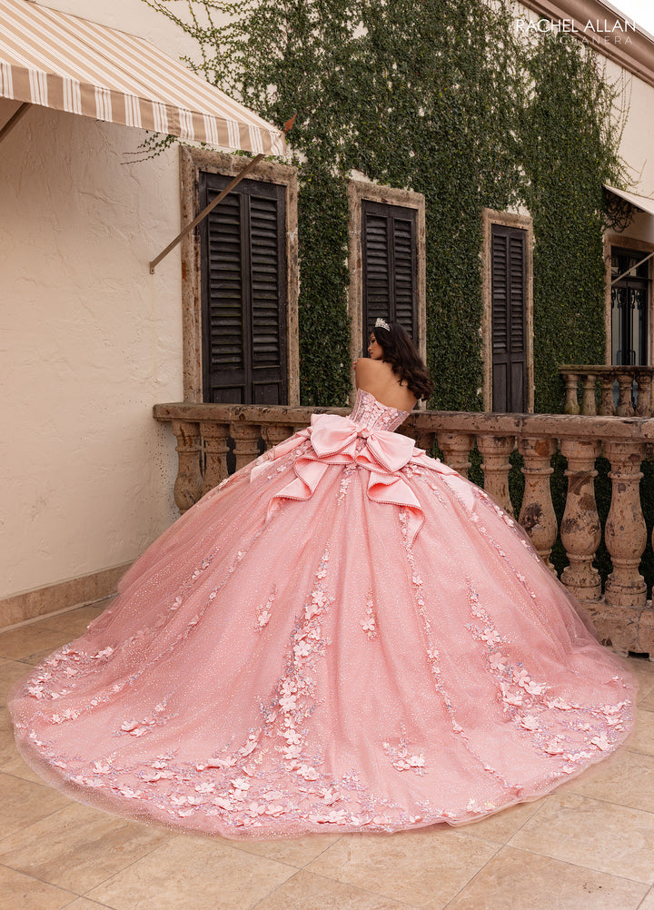 Strapless Quinceanera Dress by Rachel Allan RQ3162