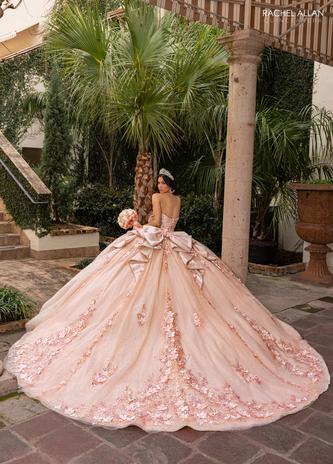 Strapless Quinceanera Dress by Rachel Allan RQ3162